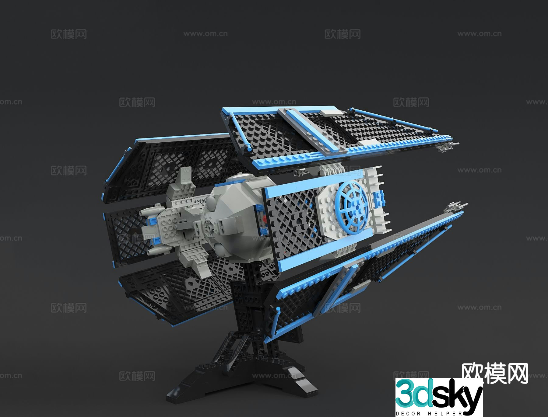 Building block toys Star Wars toys 3d model
