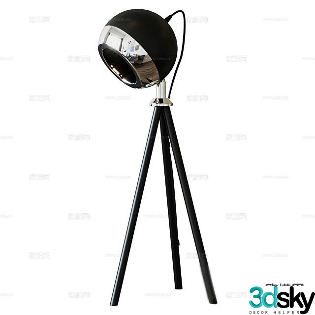 Modern floor lamp 3d model