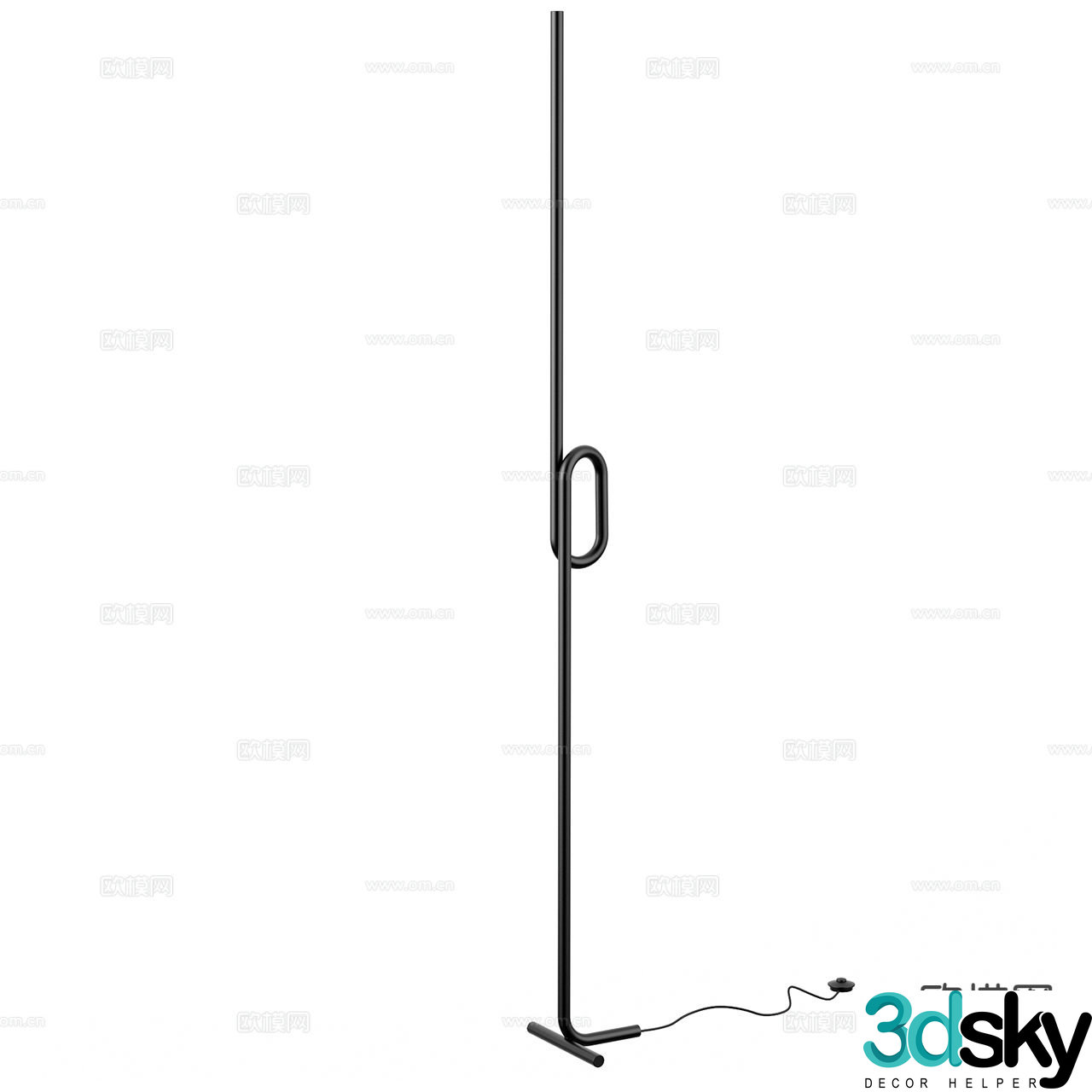 Modern floor lamp 3d model