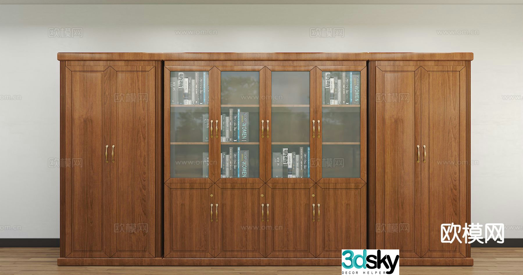 American file cabinet paint file cabinet 3d model
