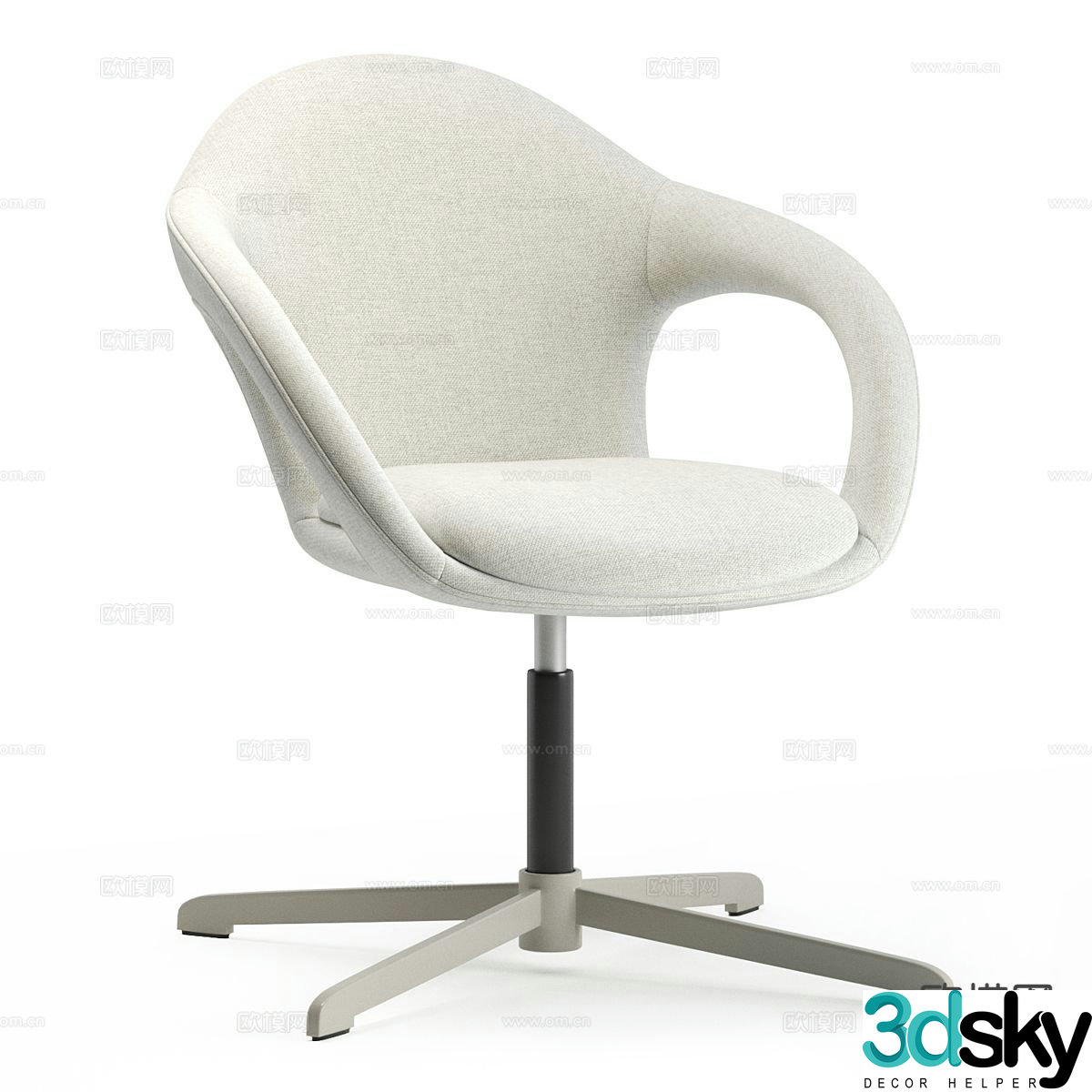 Modern office chair swivel chair 3d model