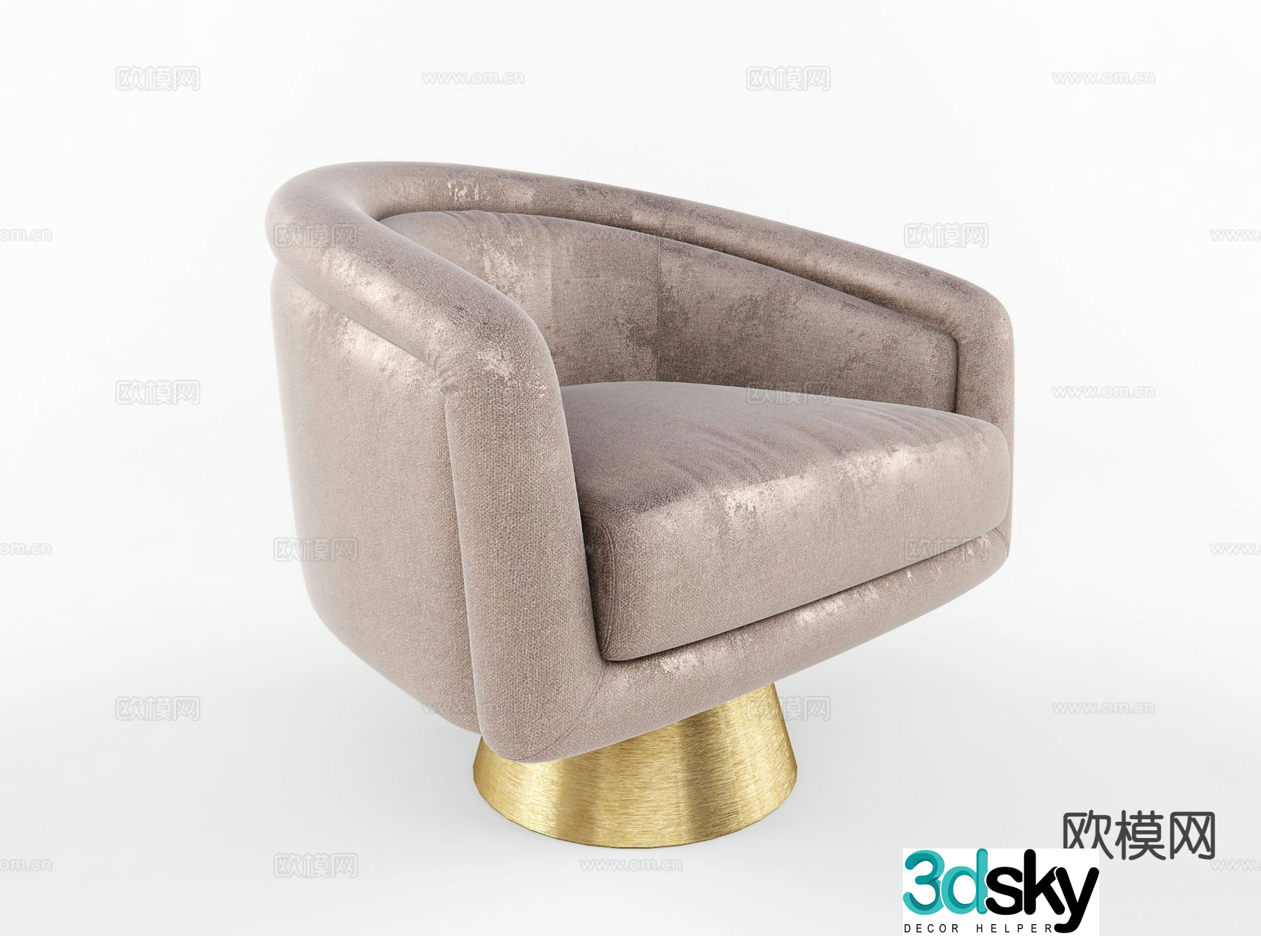Leisure sofa single sofa 3d model
