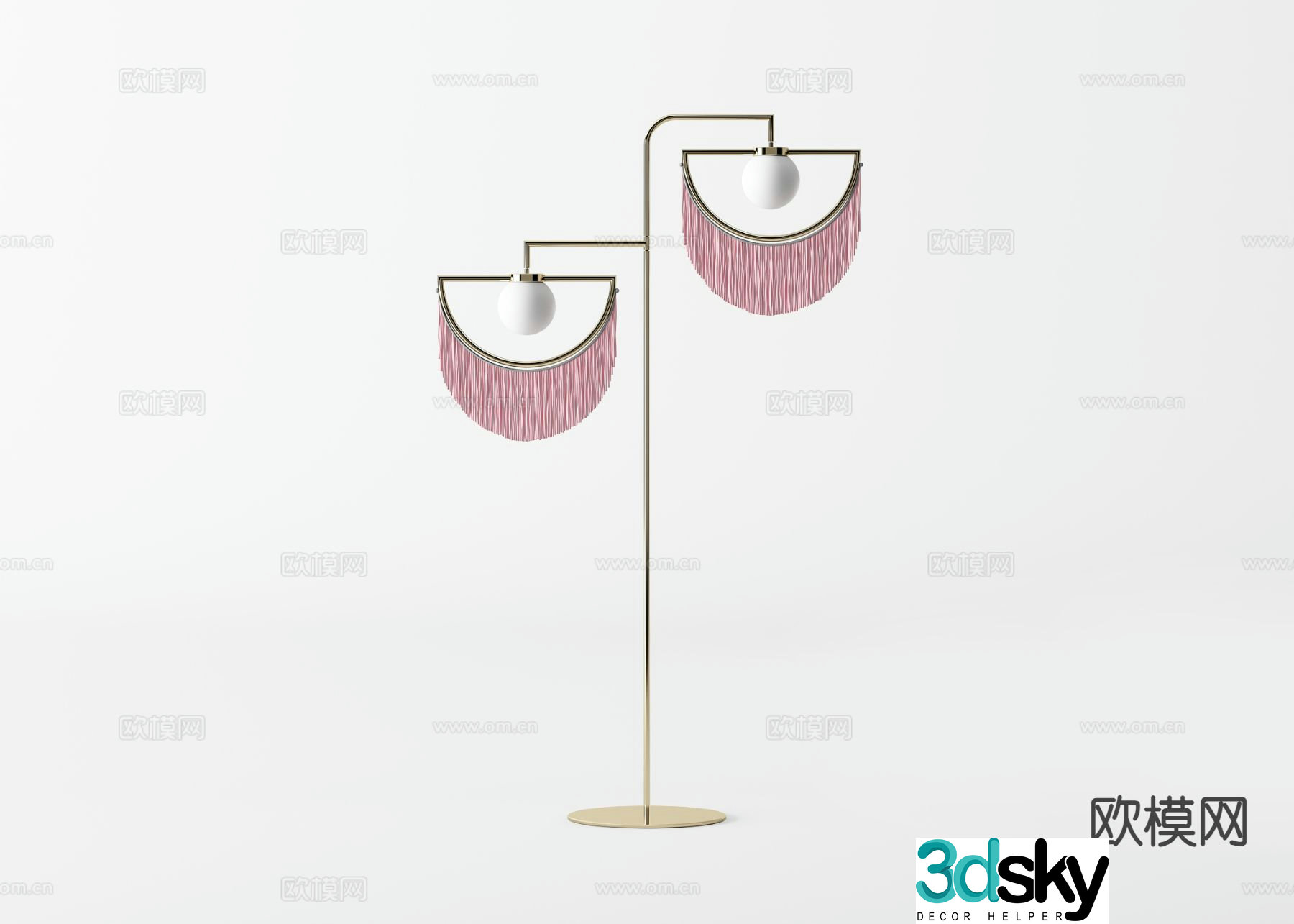 Modern floor lamp 3d model