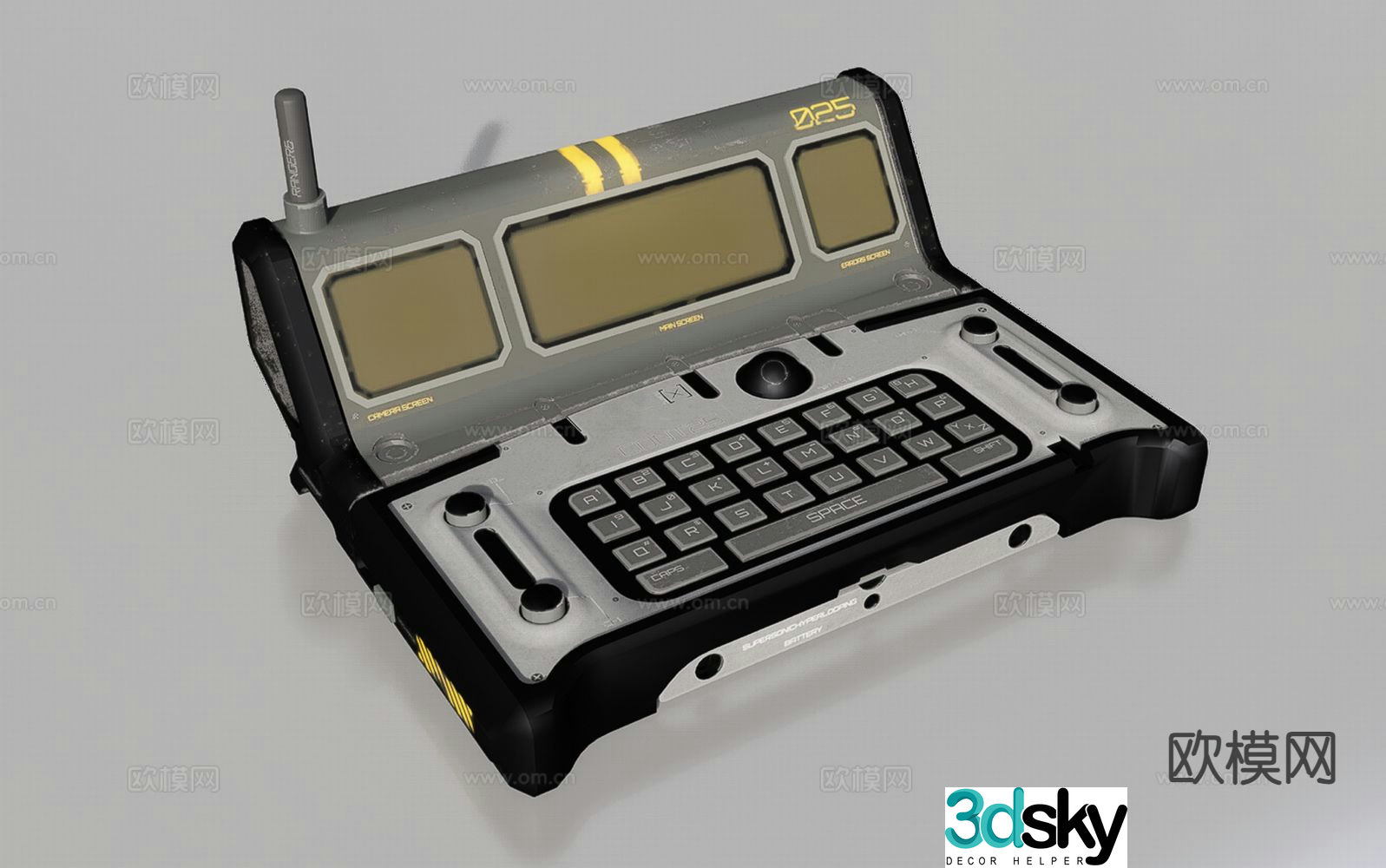 sci-fi controller 3d model