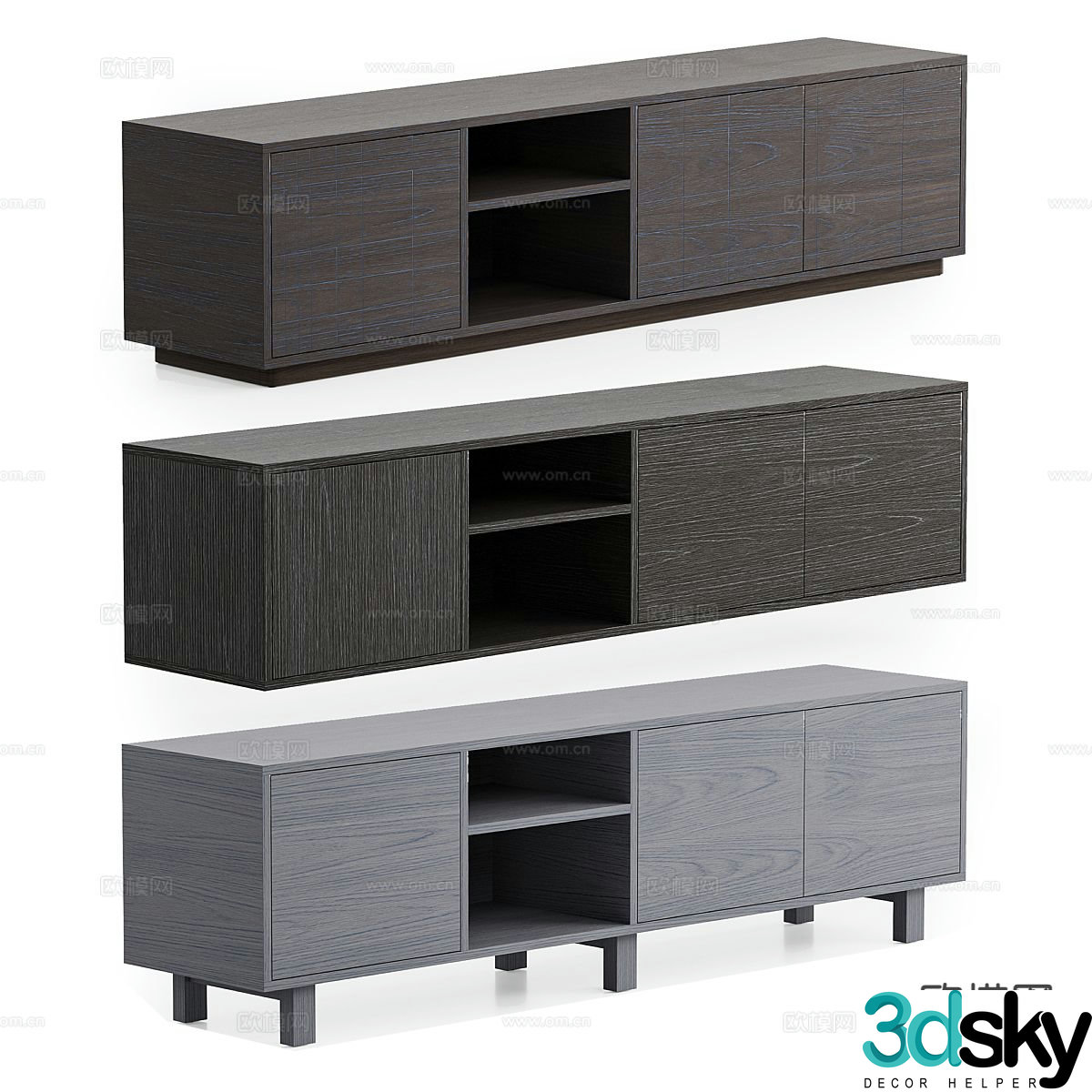 Modern TV cabinet 3d model