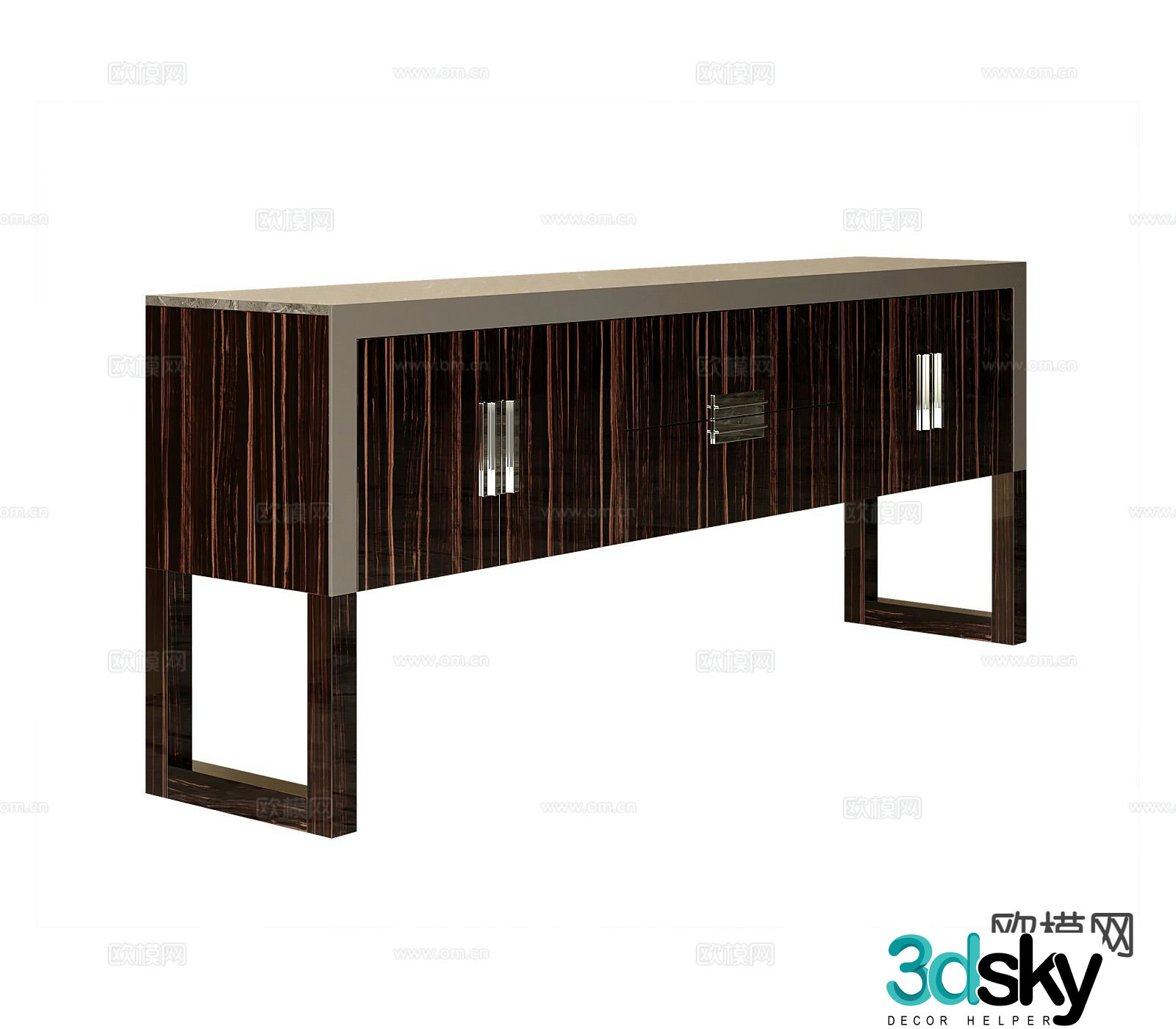 Modern sideboard sideboard 3d model
