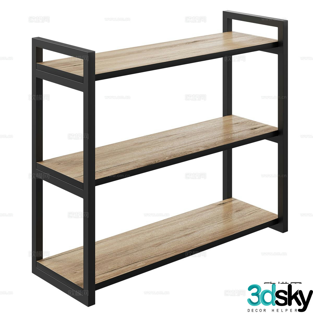 Nordic decorative cabinet 3d model