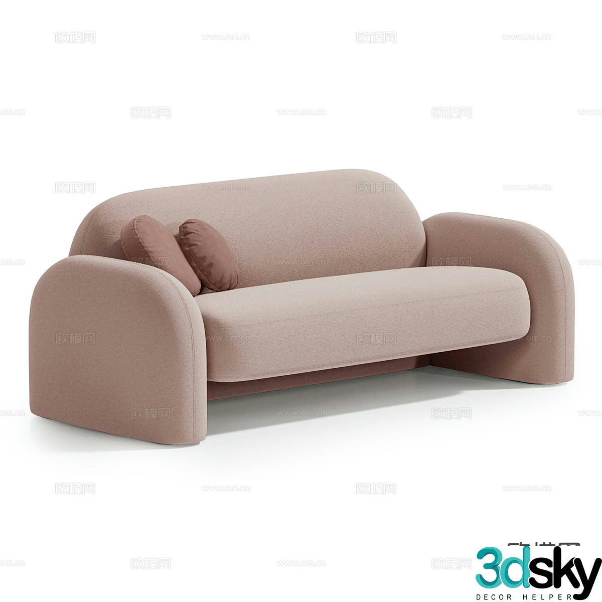 Modern love sofa 3d model