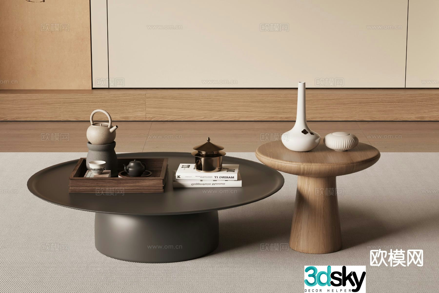 New Chinese style coffee table 3D model