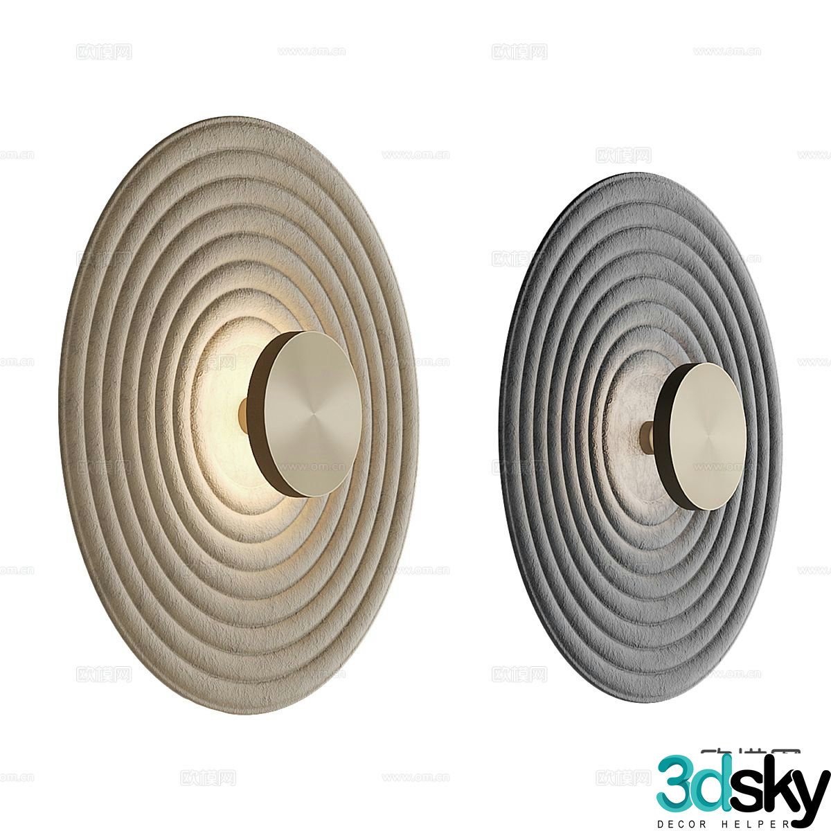 Modern wall light 3d model
