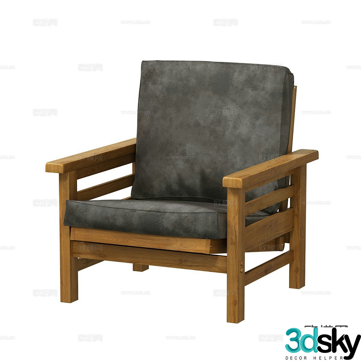 Modern lounge chair 3d model