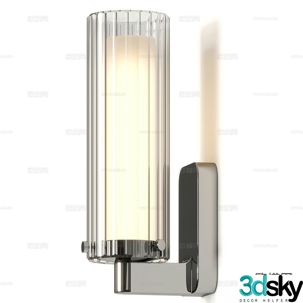 Modern wall light 3d model