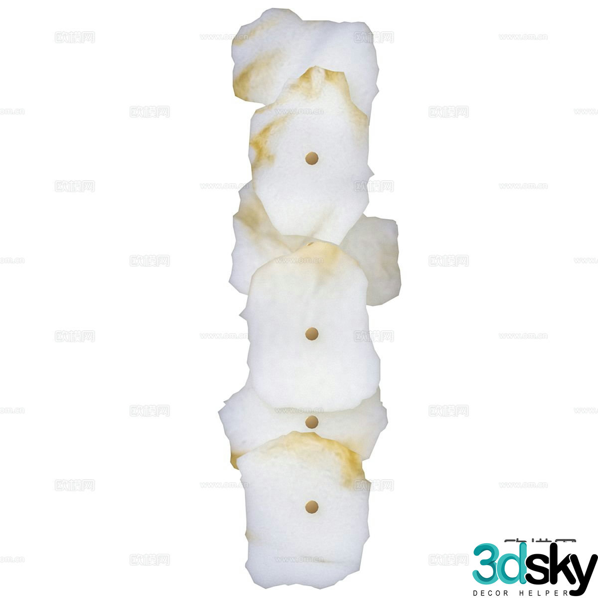 Modern wall lamp artistic wall lamp 3d model