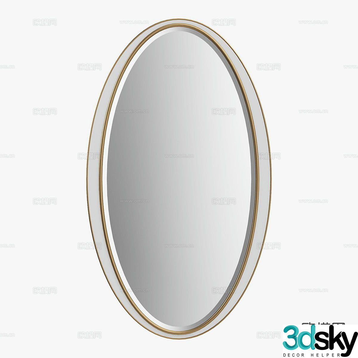 Mirror hanging mirror 3d model