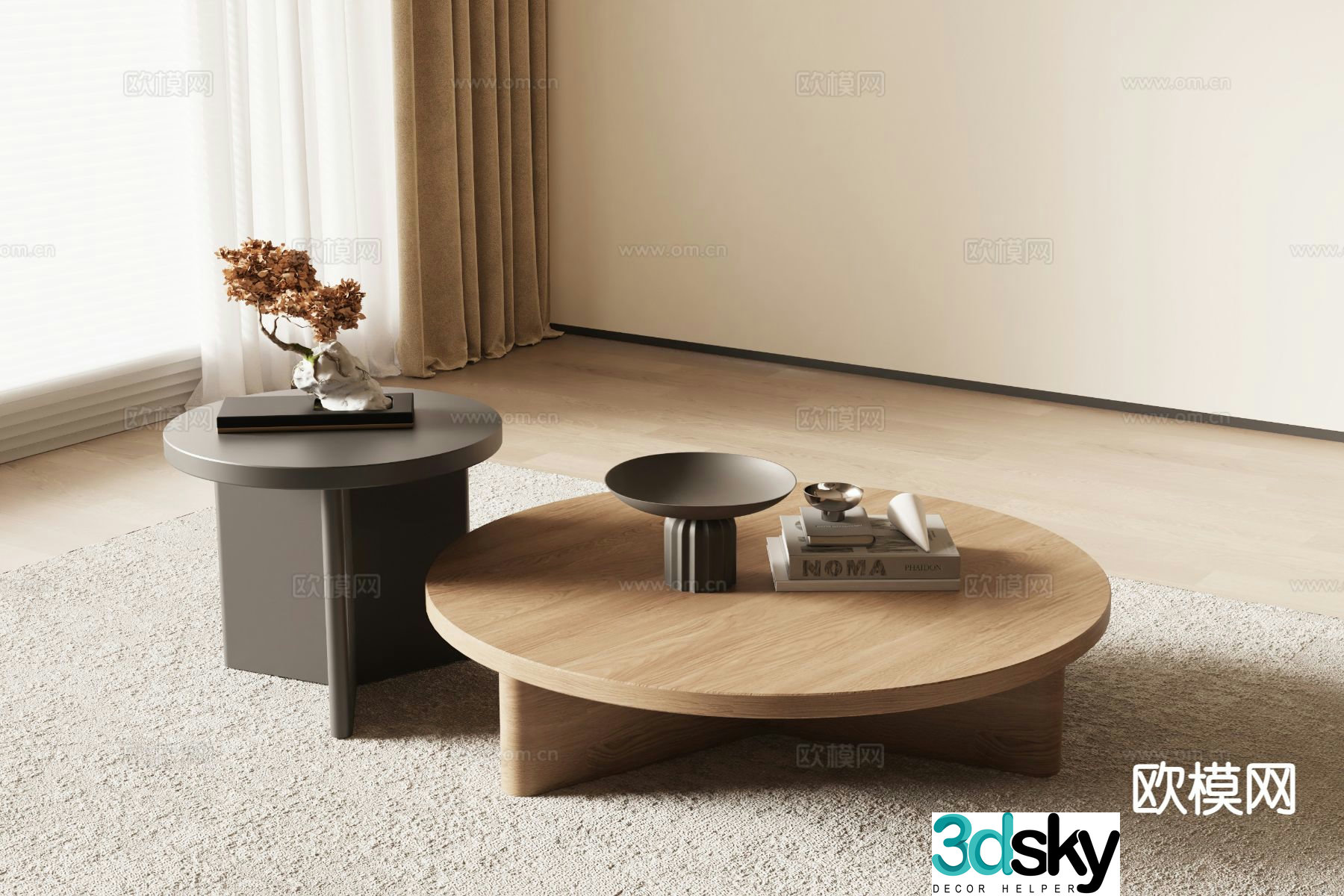 New Chinese coffee table 3d model