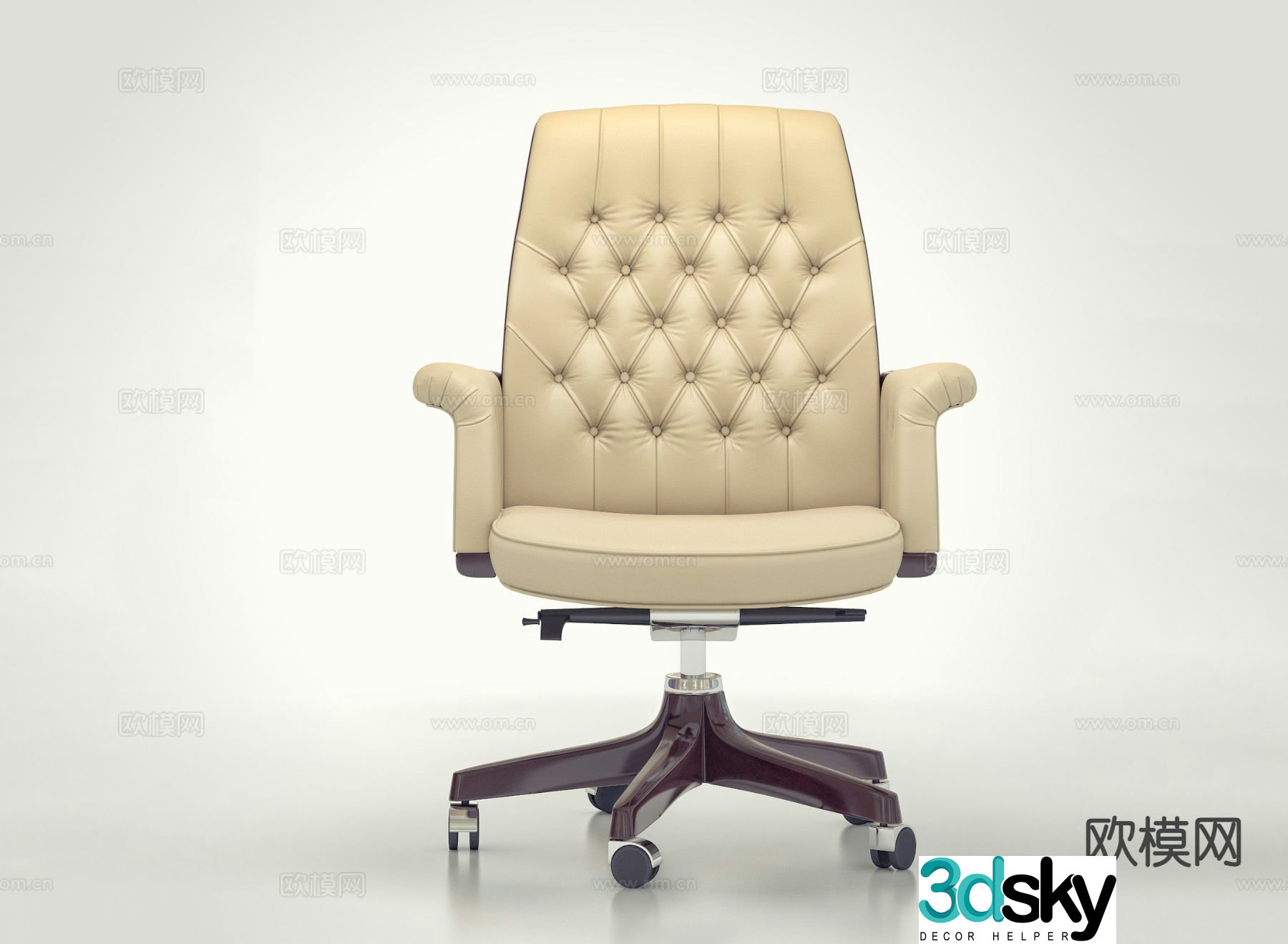 Jianou office chair swivel chair boss chair 3d model