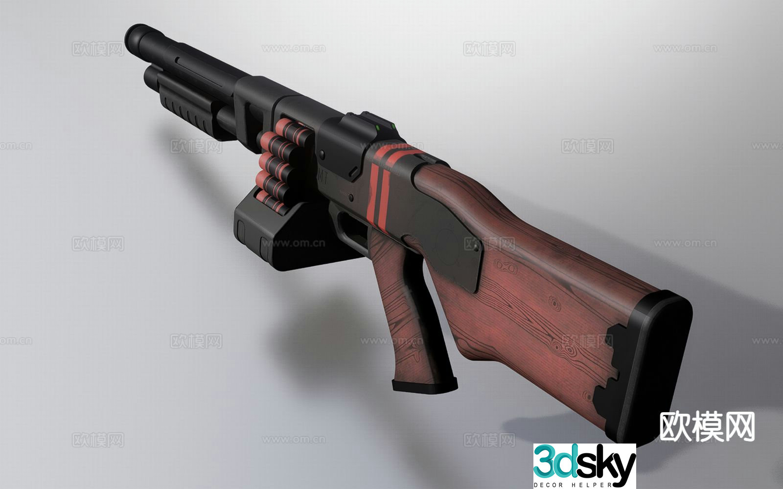 shotgun 3d model