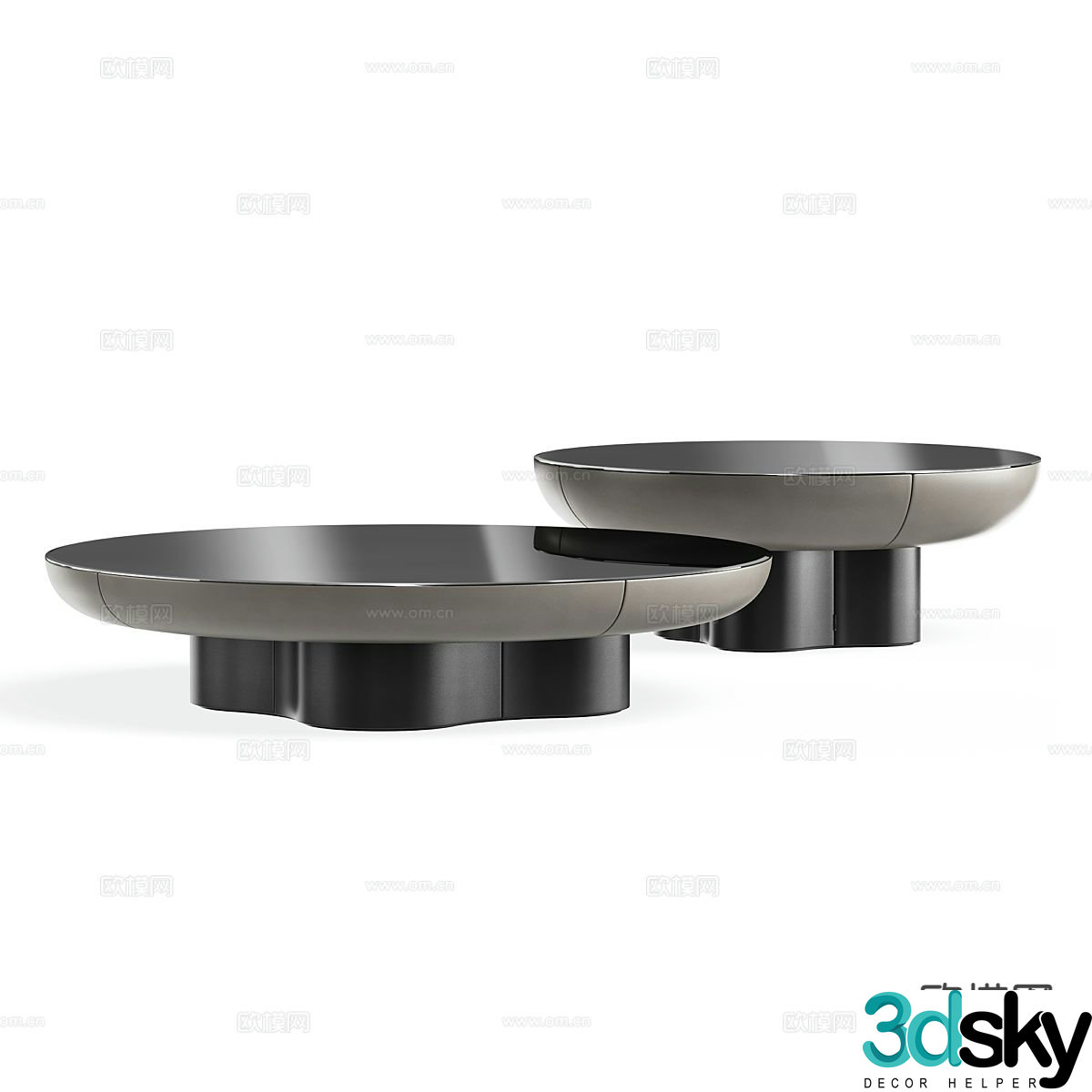 Simple coffee table mother-in-law coffee table 3d model