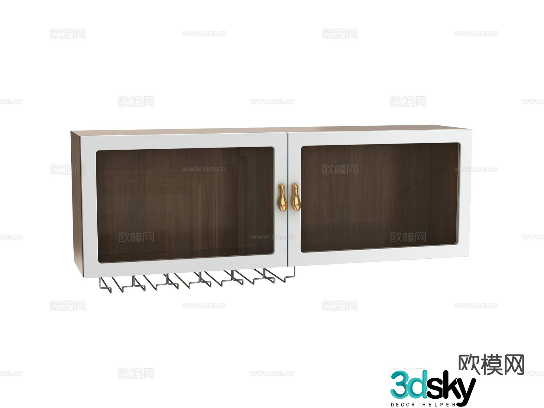 Wall hanging wall cabinet wall decoration cabinet 3d model