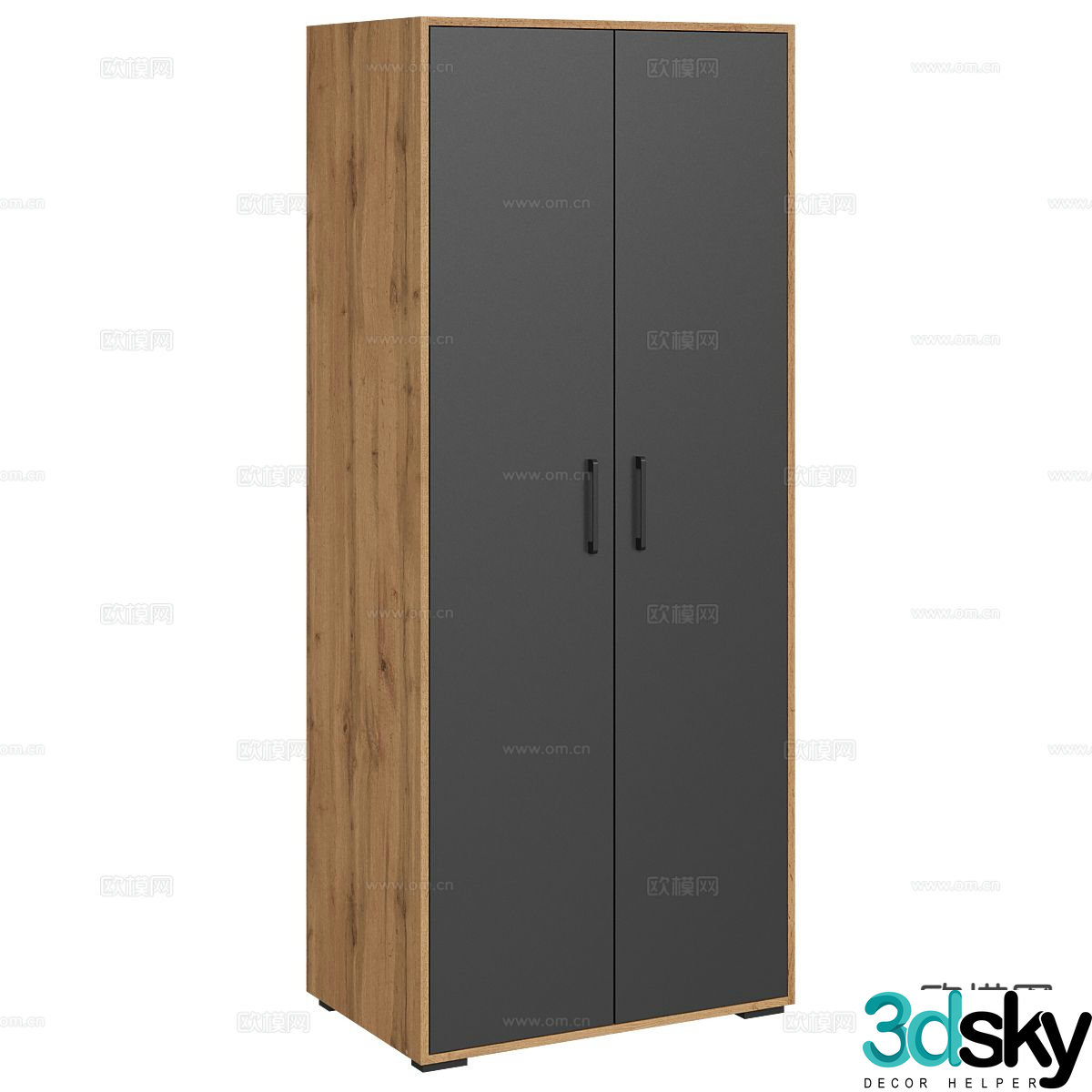 Nordic wardrobe 3d model