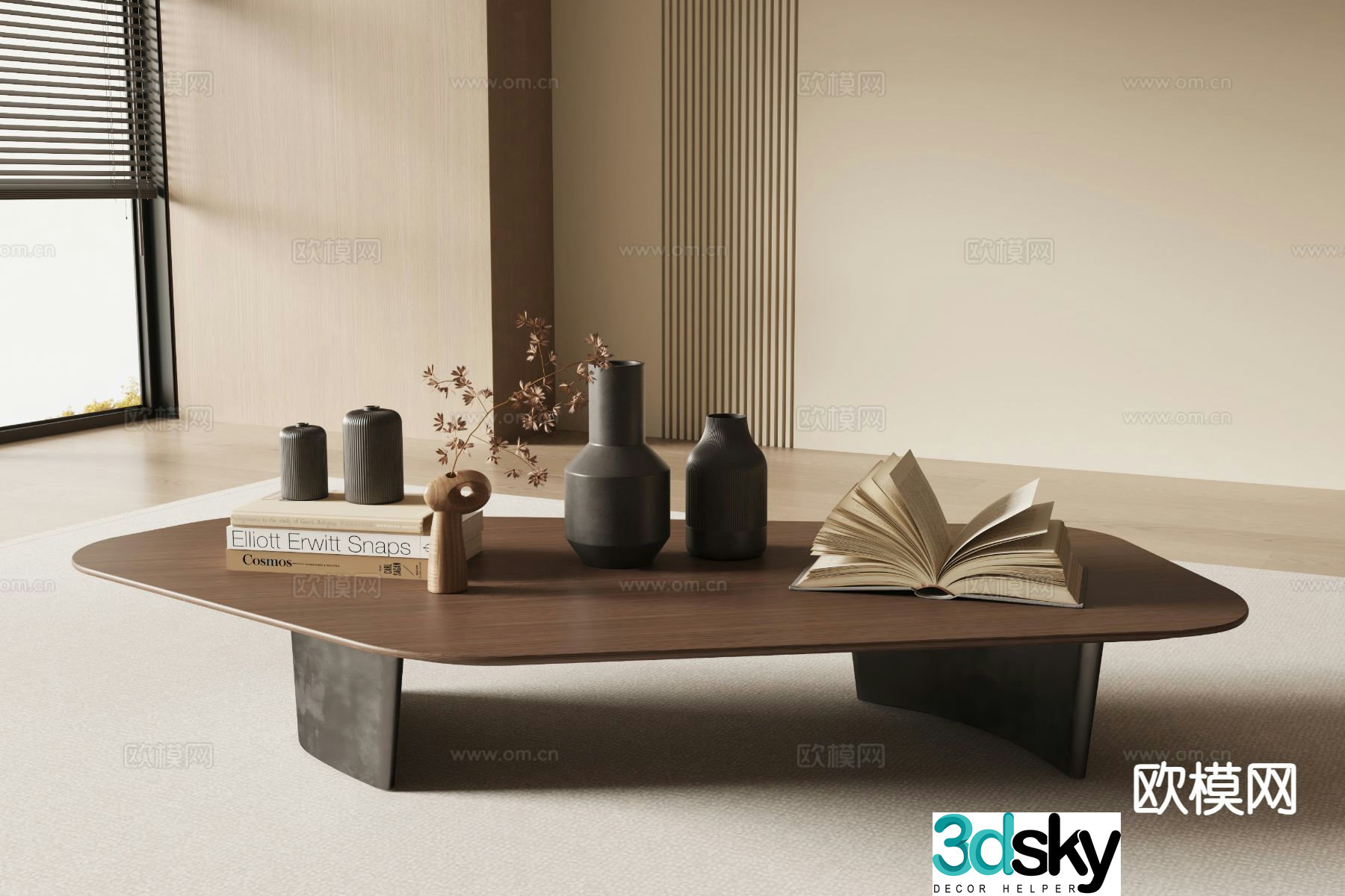 New Chinese coffee table 3d model