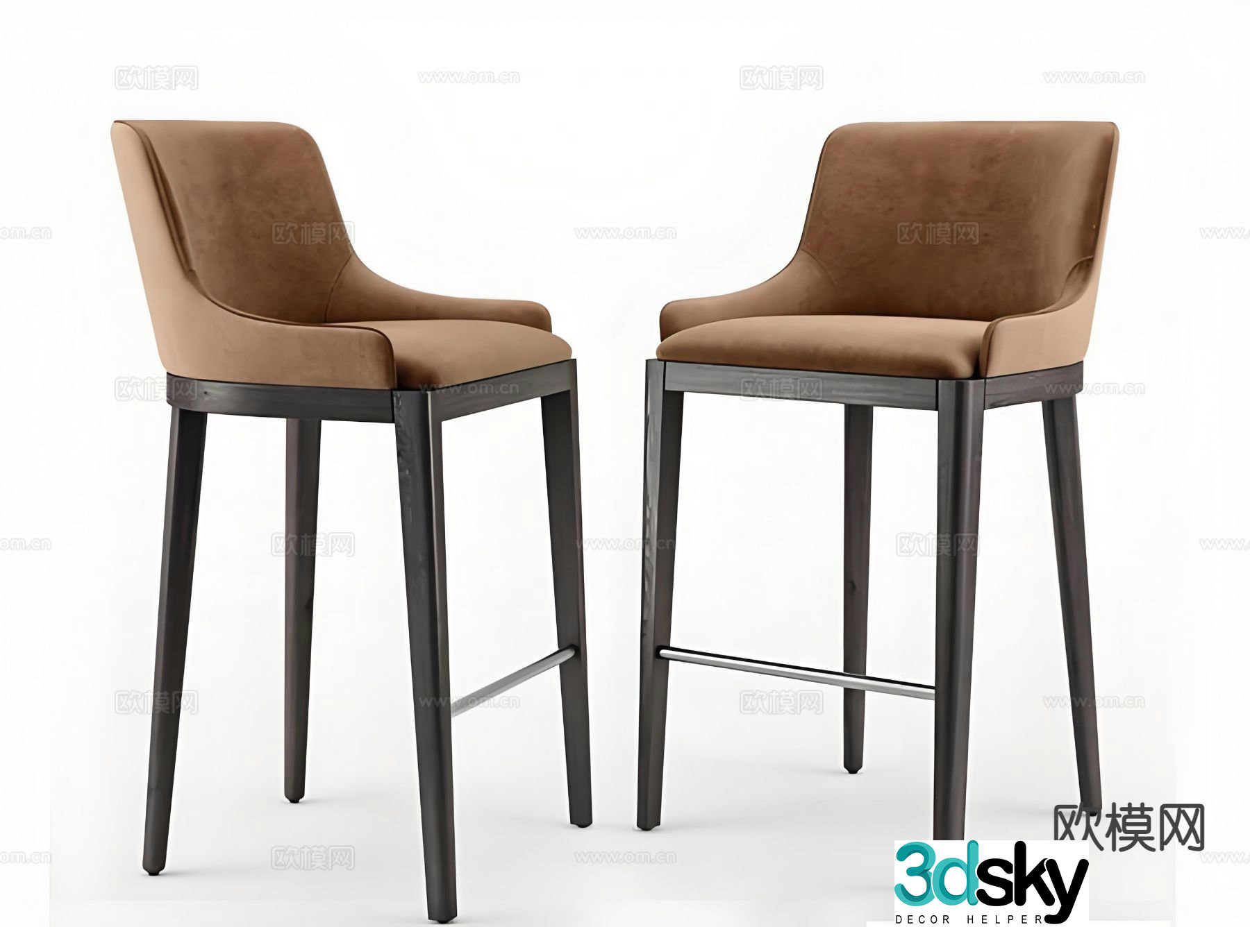 bar stool bar stool high stool 3d model