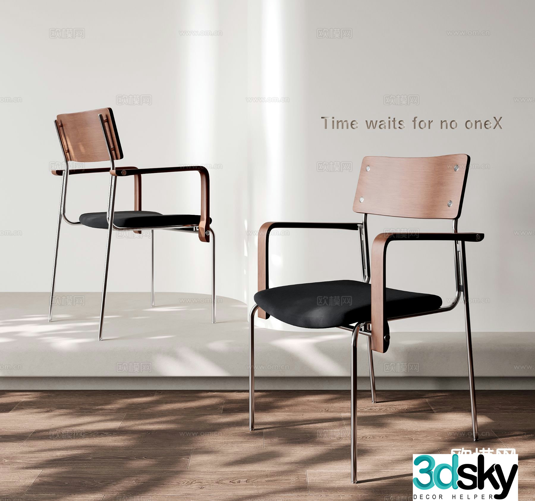 Medieval style single chair chair book chair 3d model