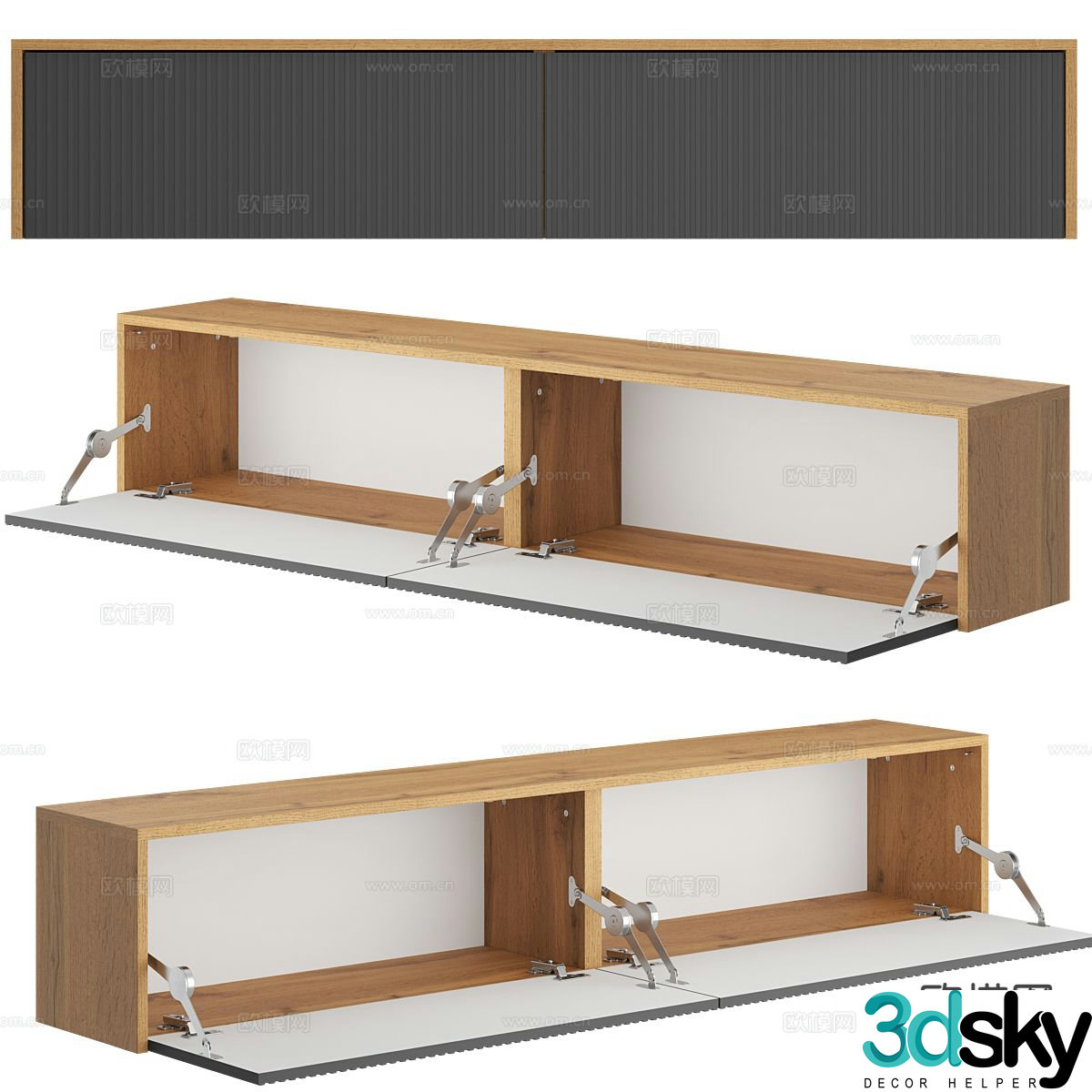 Nordic TV cabinet 3d model