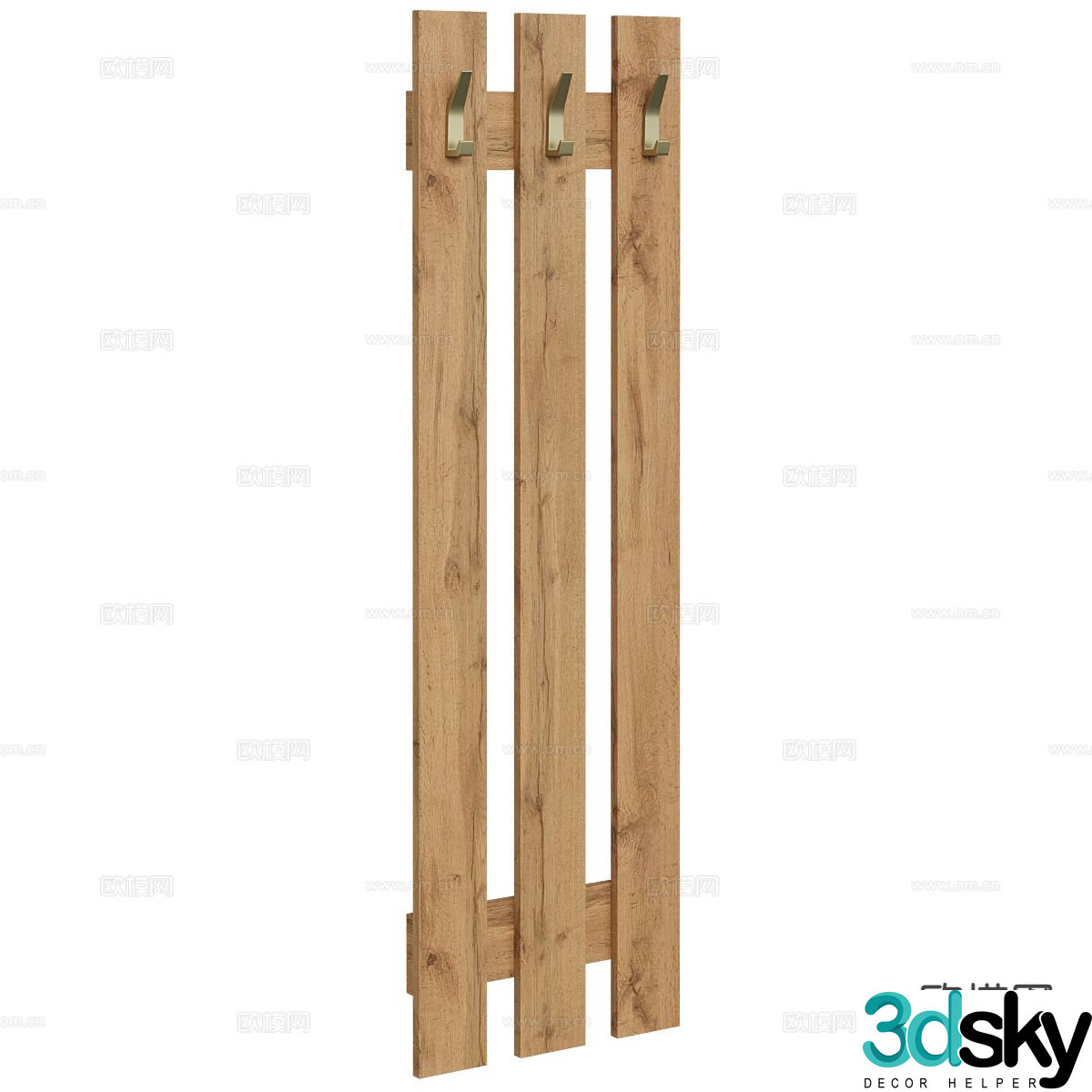 Nordic hook clothes hook 3d model