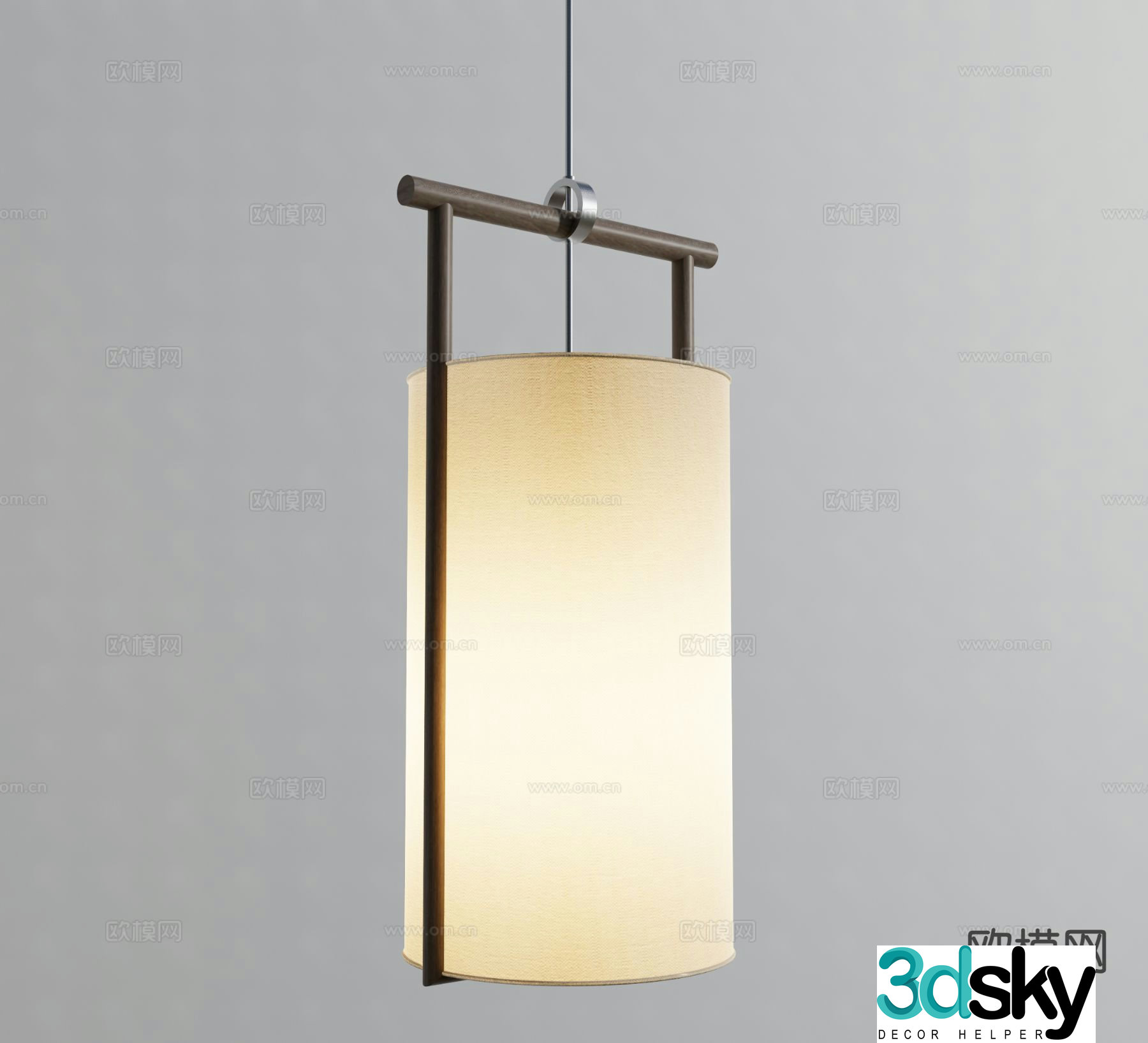 New Chinese style chandelier small chandelier 3d model