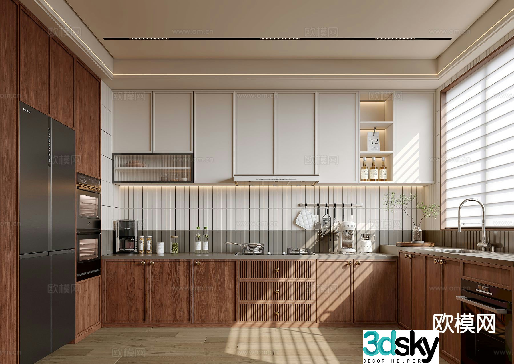 Medieval style kitchen 3d model