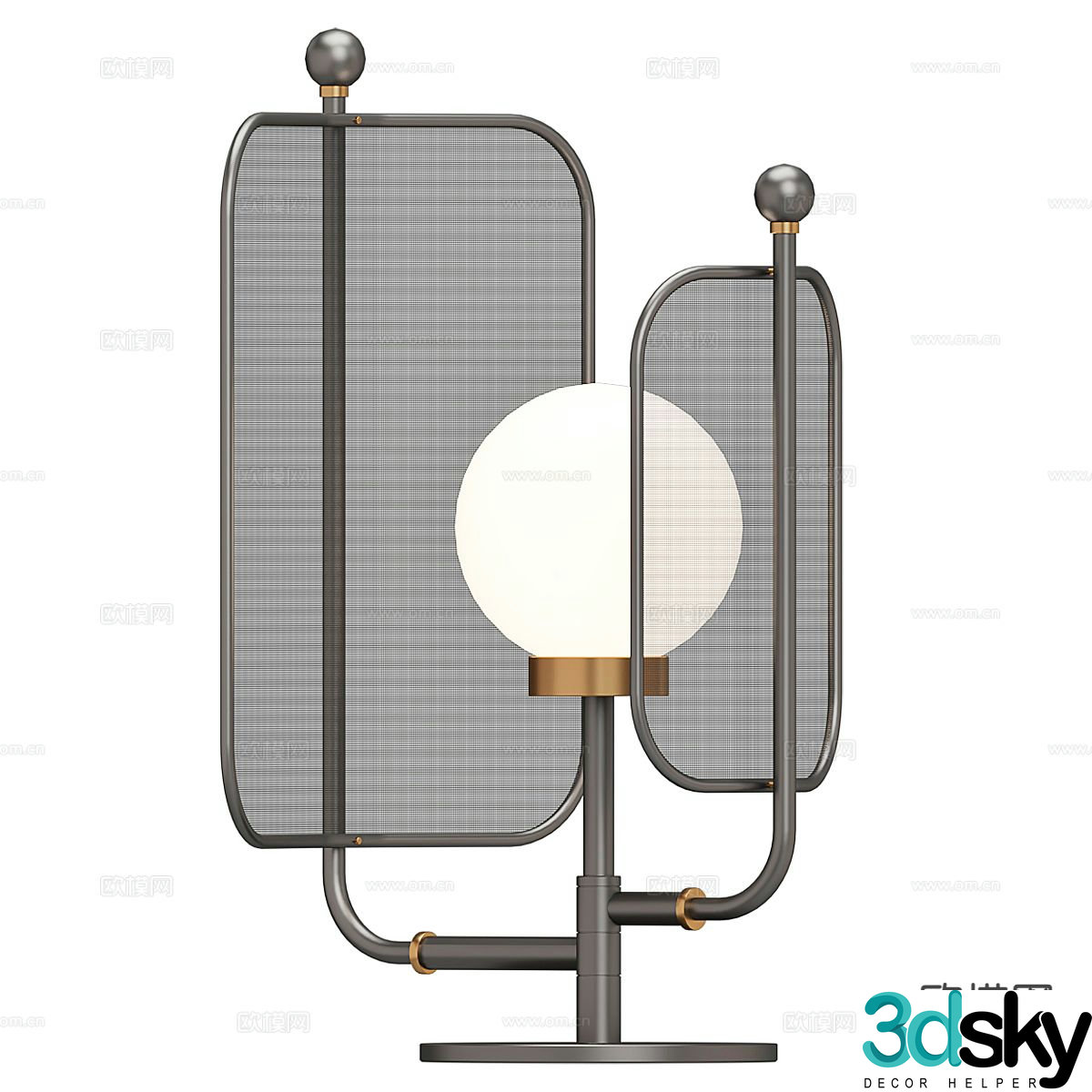 Modern floor lamp 3d model