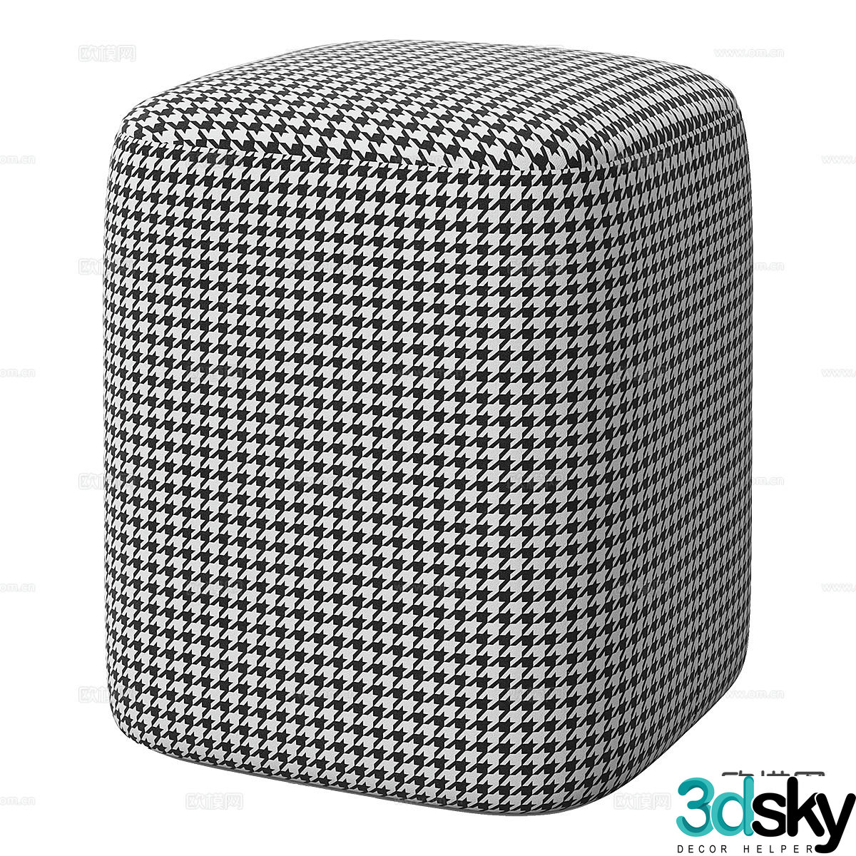sofa stool stool simple stool 3d model