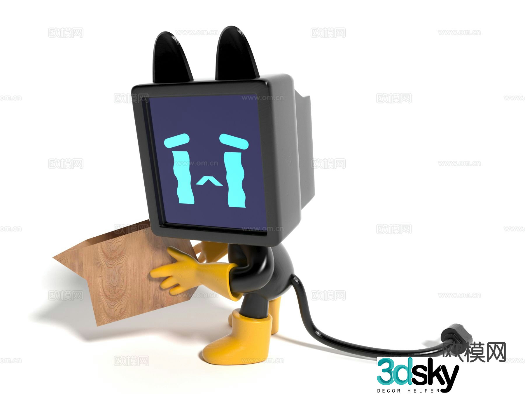 Modern children’s toys 3d model