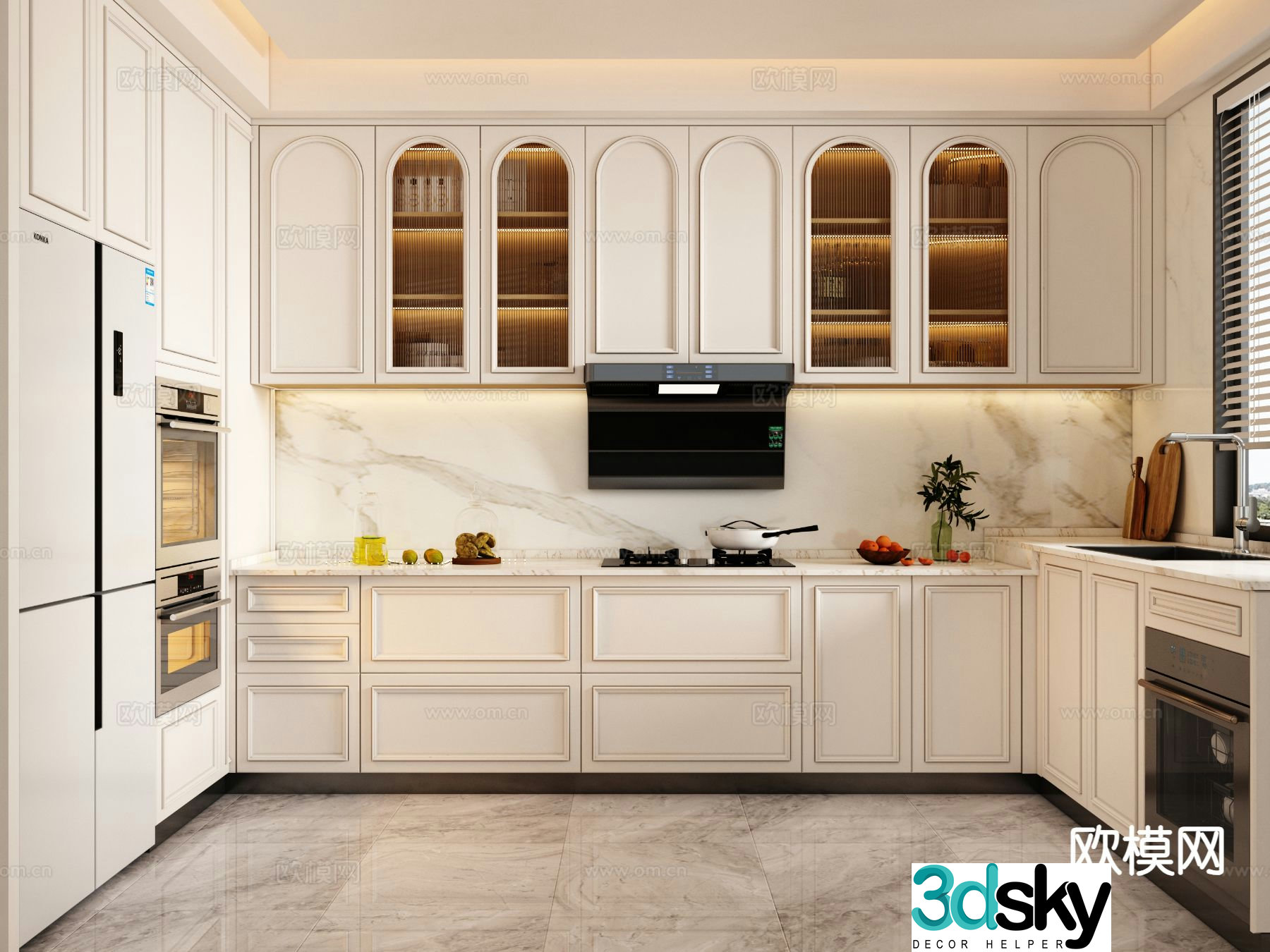 French kitchen 3d model