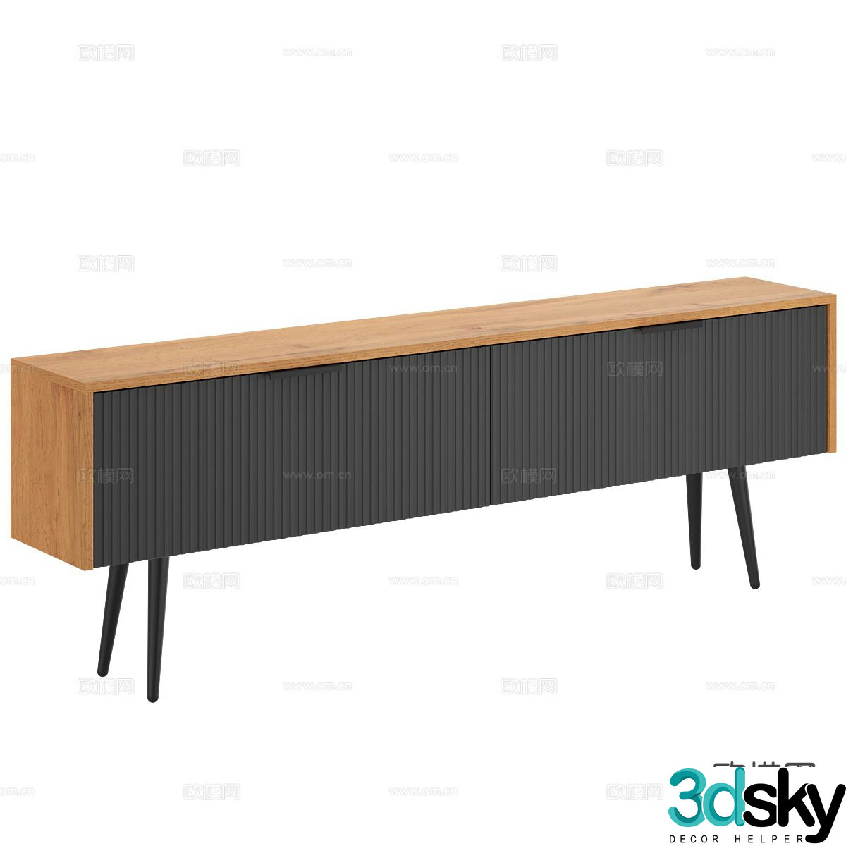Modern TV cabinet 3d model