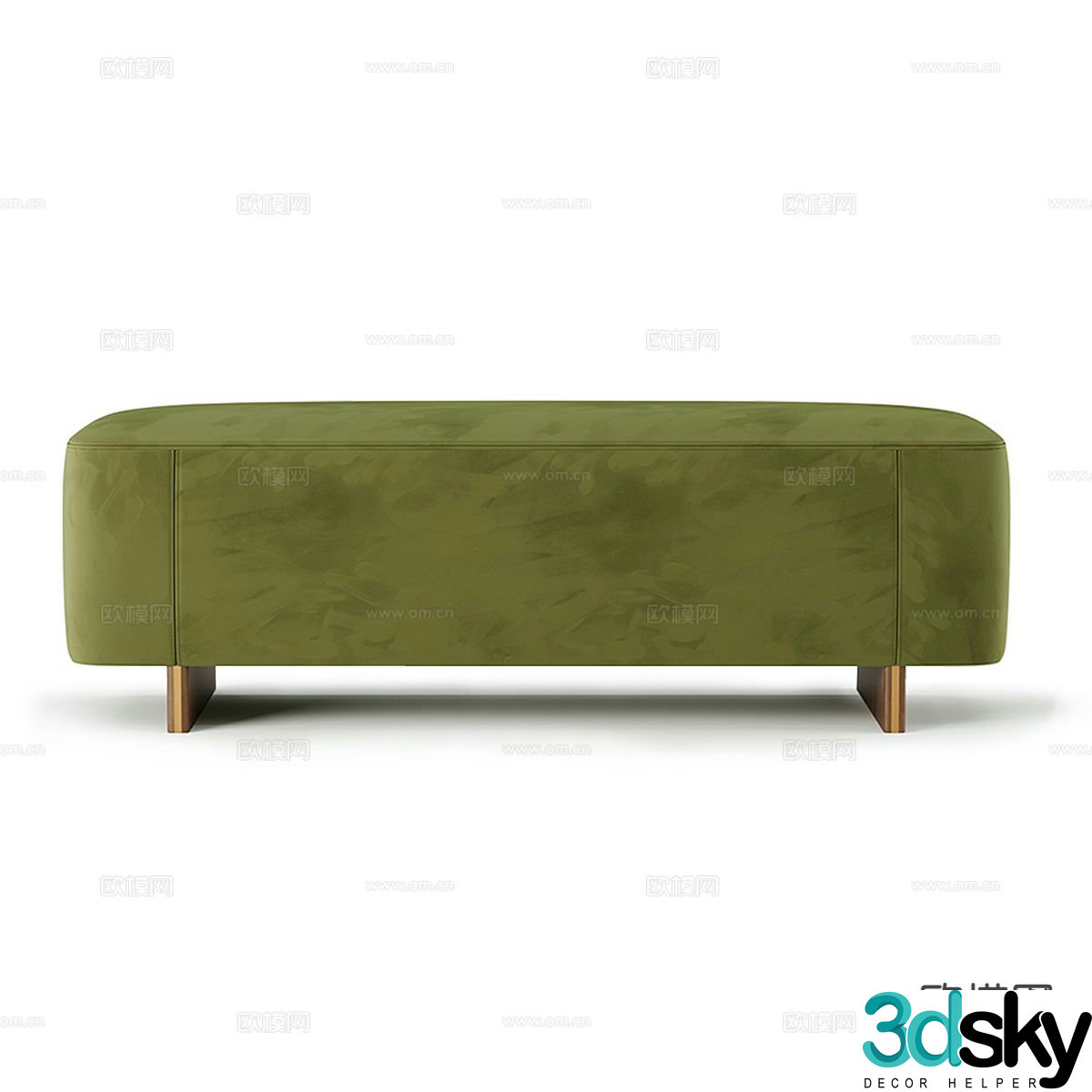Modern sofa stool low stool 3d model
