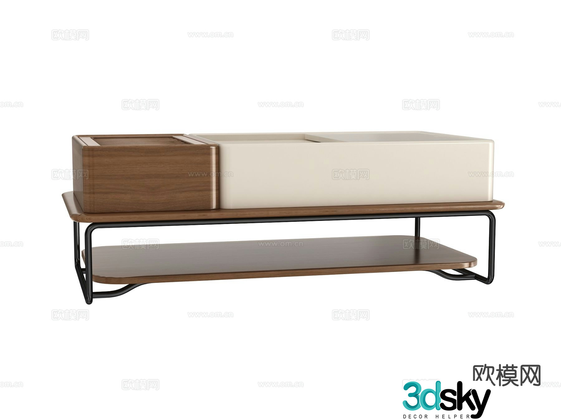 Modern coffee table 3d model