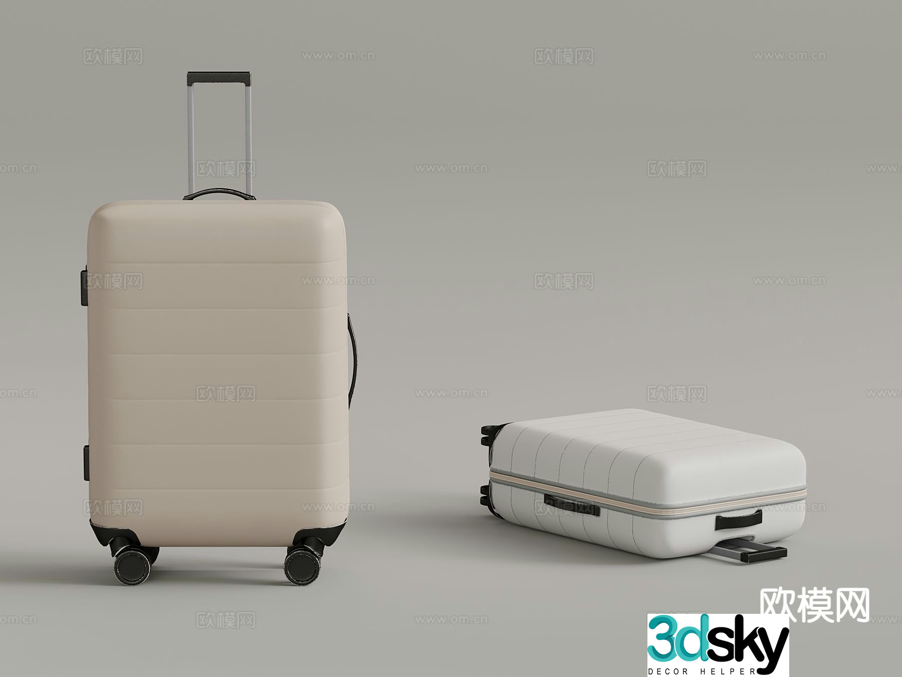 Bags Messenger Bag Suitcase Travel Case Flight Case 3D Model