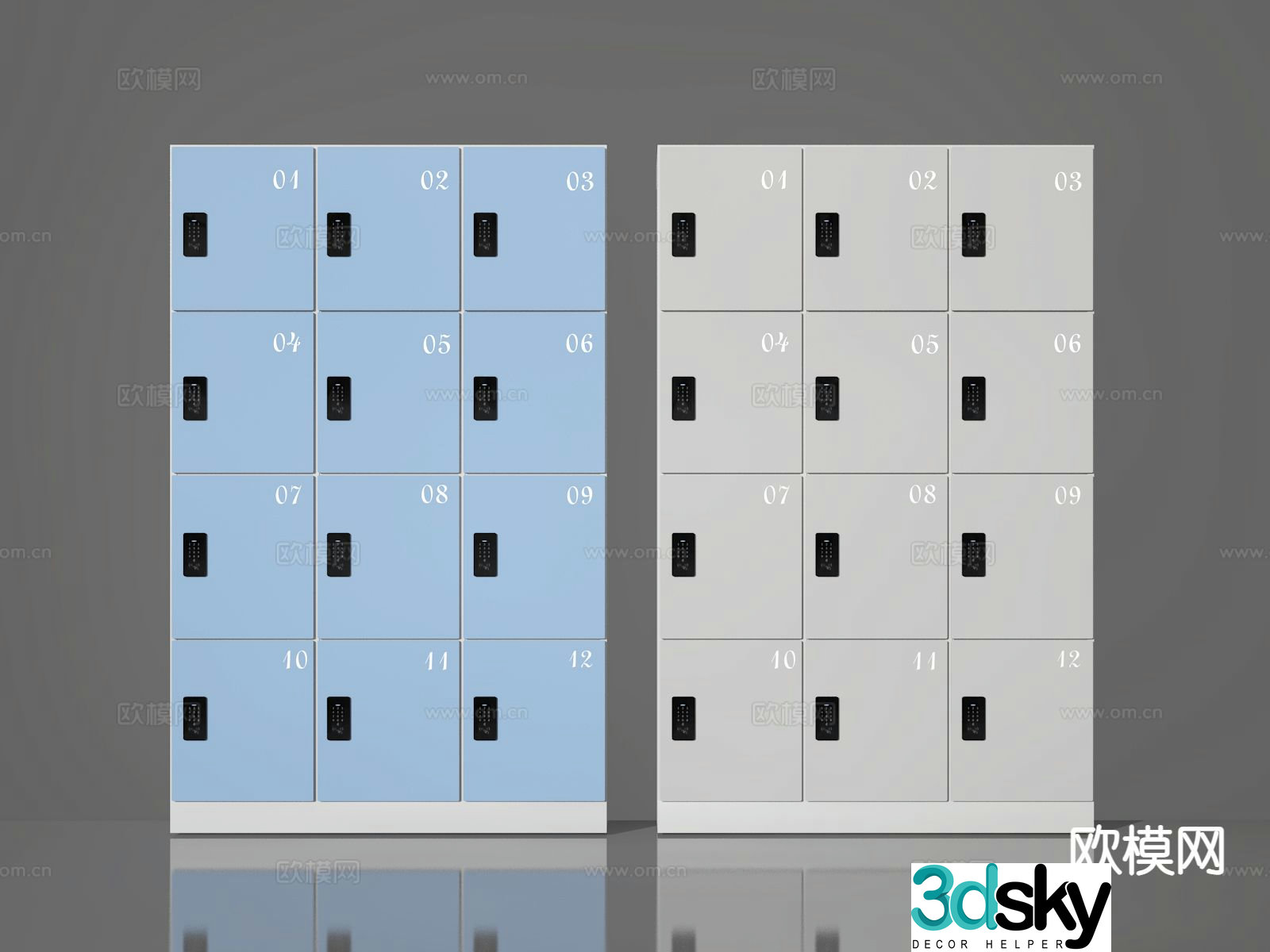 locker locker password locker locker 3d model