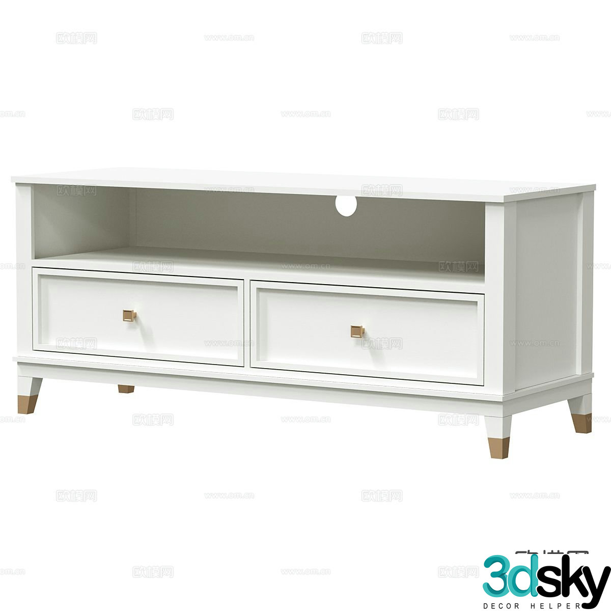 Modern TV cabinet 3d model