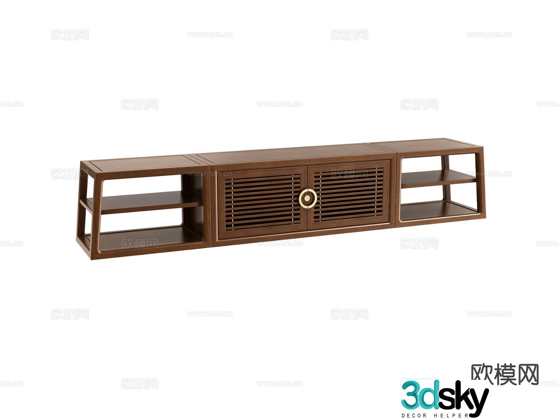 New Chinese style TV cabinet 3d model
