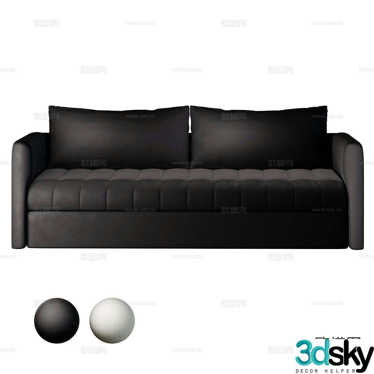 Modern love sofa 3d model