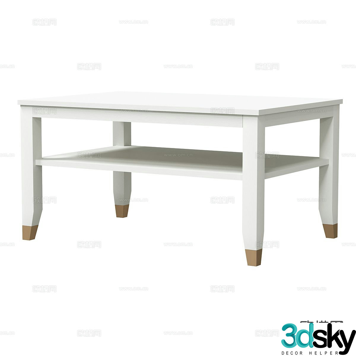Modern coffee table 3d model
