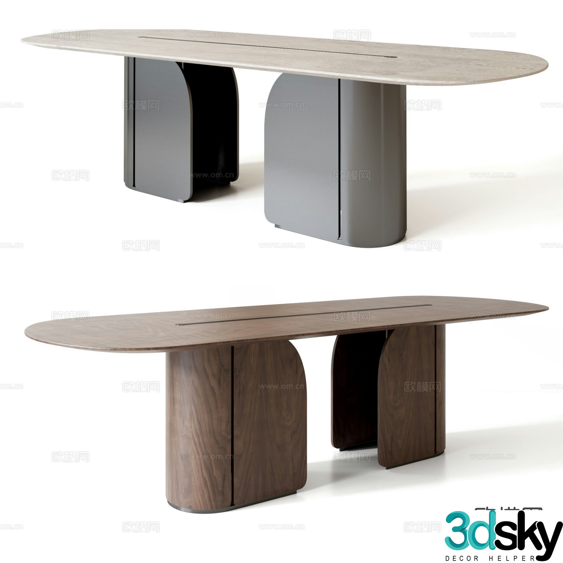 DUNA dining table 3d model