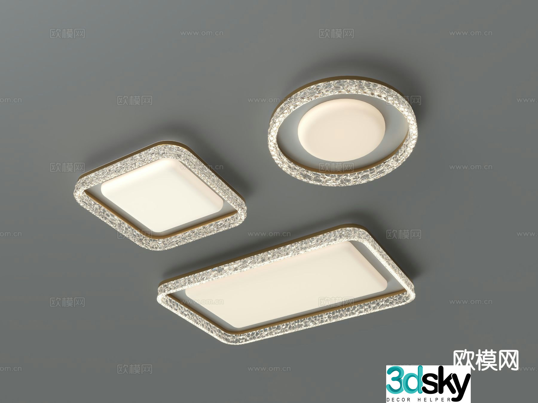 Modern ceiling lamp 3d model