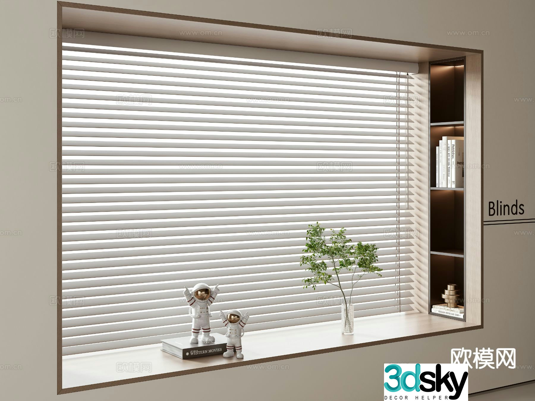Modern Venetian Blinds 3d model