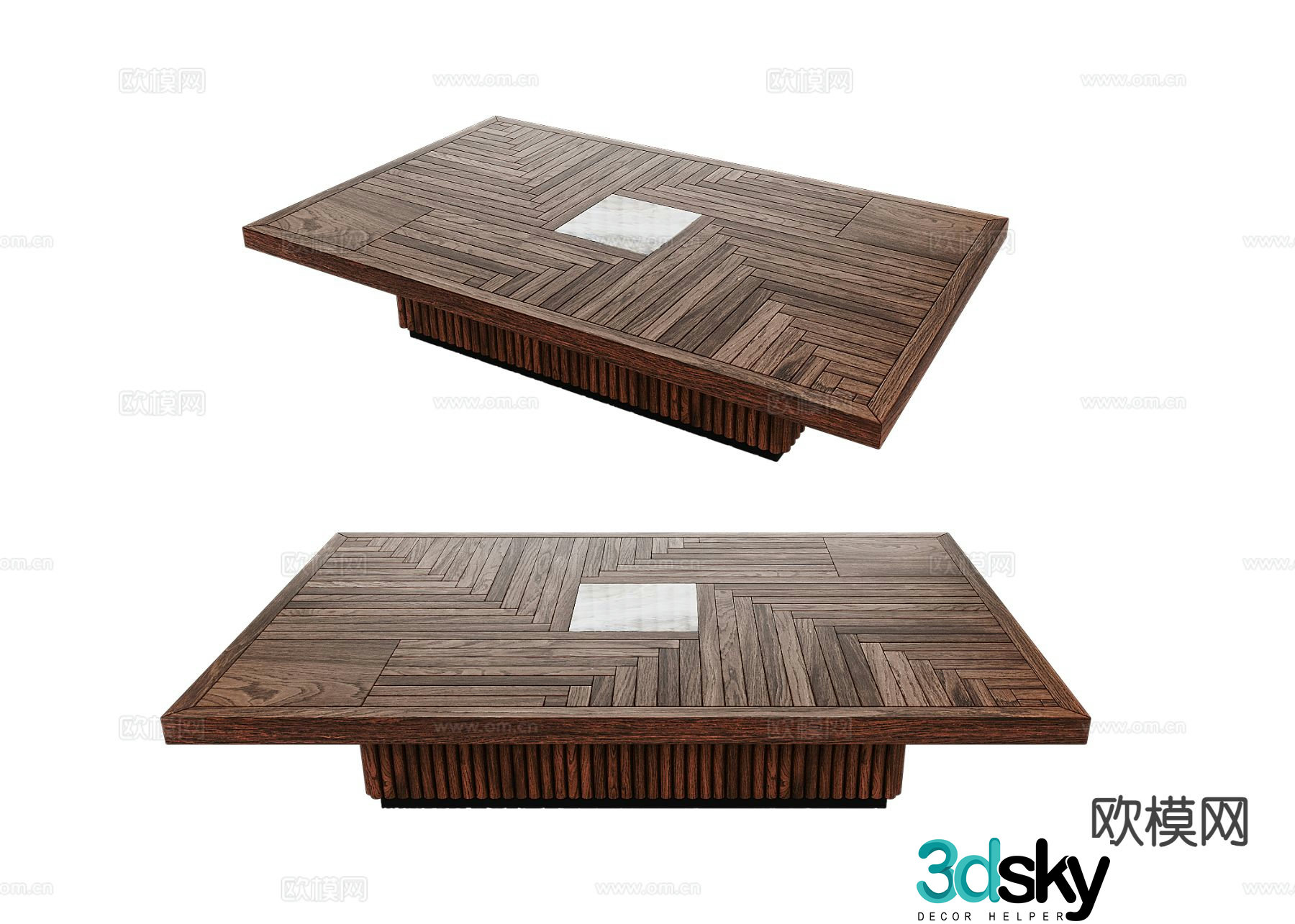 Wabi-sabi coffee table 3d model