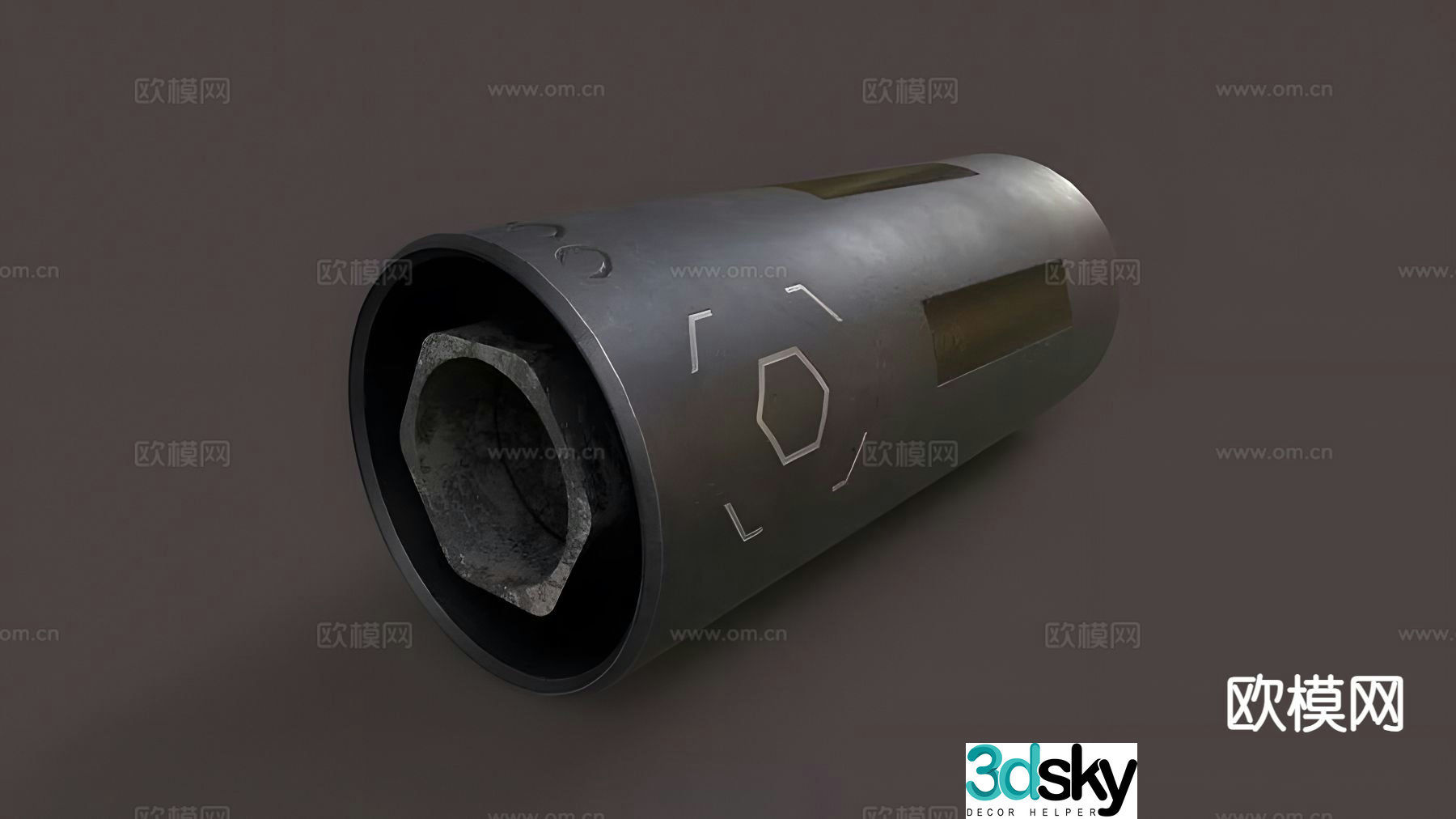 muffler 3d model