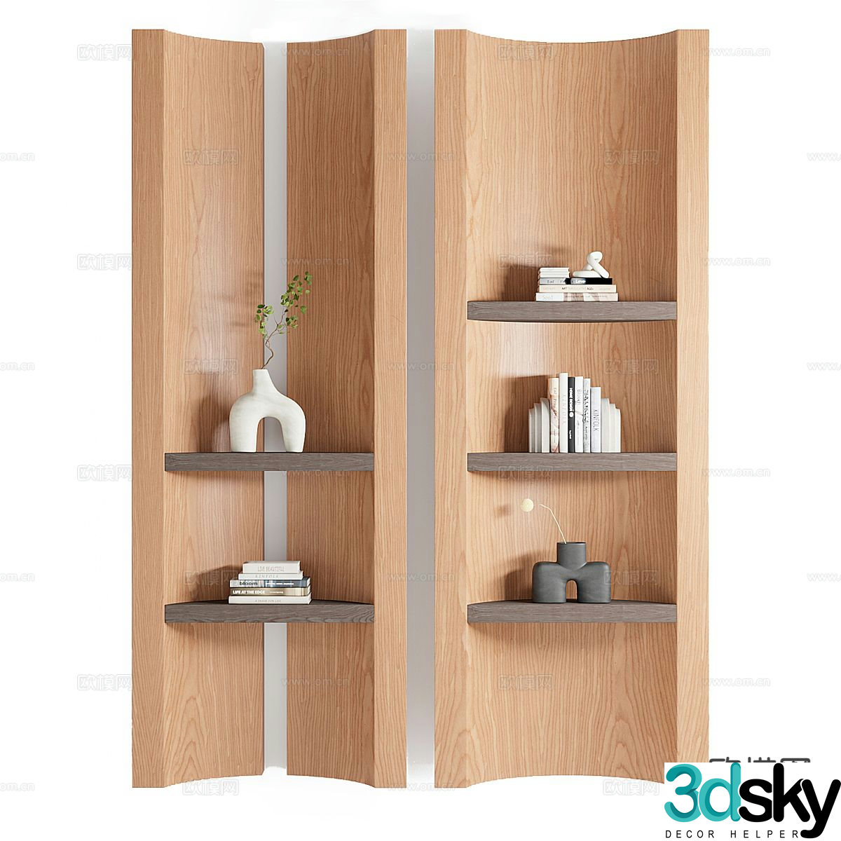 Storage cabinet styling cabinet storage rack 3d model